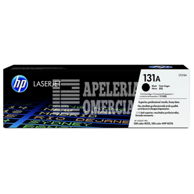 HP-CF210A TONER P/IMPRESORA LASER JET HP 131A NEGRO